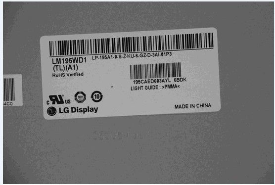 LM195WD1-TLA1 LG Display 19.5&quot; 1600(RGB)×900 250 cd/m² จอ LCD อุตสาหกรรม