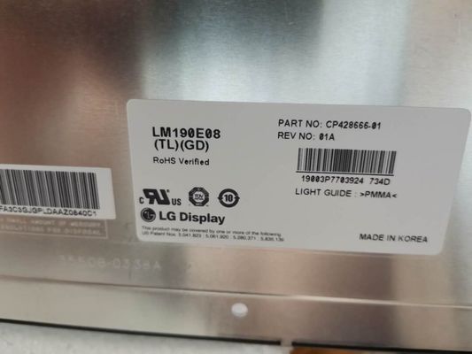 LM190E08-TLGD LG Display 19.0&quot; 1280(RGB)×1024 300 cd/m² จอ LCD อุตสาหกรรม