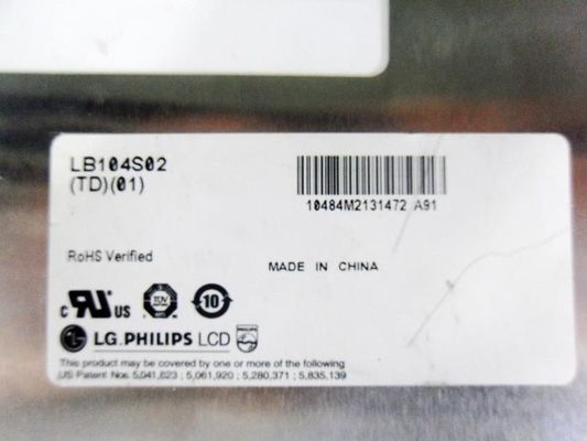 LB104S02-TD01 LG Display 10.4&quot; 800(RGB)×600 250 cd/m² จอ LCD อุตสาหกรรม