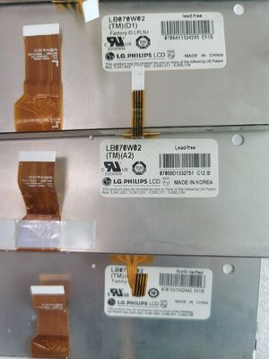 LB070W02-TMJ2 LCD 7.0" 480 ((RGB) × 234 220 cd/m2 จอจอ LCD อินดัสเตรียล