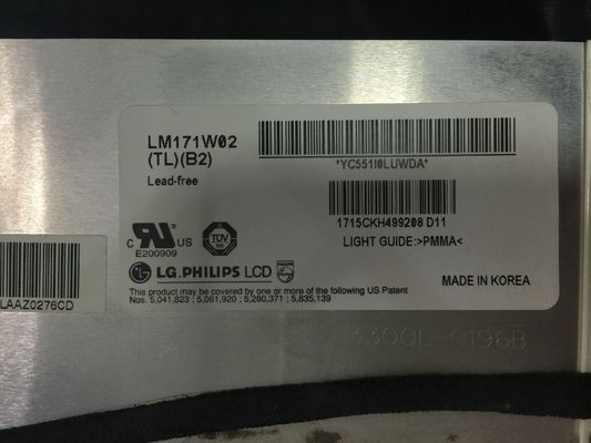 LM171W02-TLB2 LG.Philips LCD 17.1&quot; 1440(RGB)×900 250 cd/m² จอ LCD อุตสาหกรรม