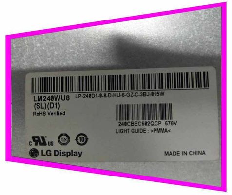 LM240WU8-SLD1 LG Display 24.0&quot; 1920(RGB)×1200 300 cd/m² จอ LCD อุตสาหกรรม