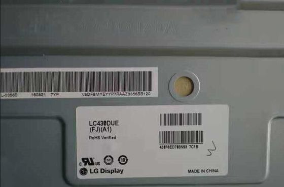 LC430DUE-FJA1 LG Display 43&quot; 1920(RGB)×1080 200 cd/m² อุตสาหกรรม LCD DISPLAY