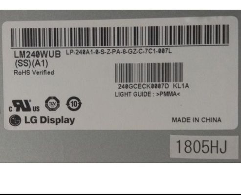 LM240WUB-SSA1 LG Display 24.0&quot; 1920(RGB)×1200 350 cd/m² จอ LCD อุตสาหกรรม