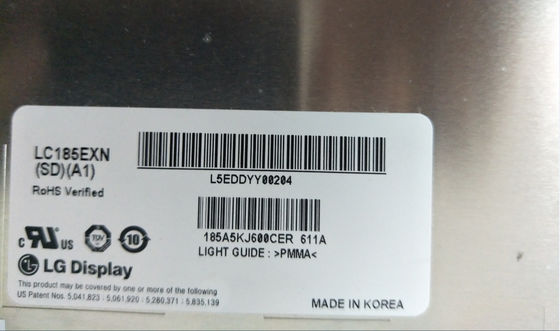 LC185EXN-SDA1 LG Display 18.5&quot; 1366(RGB)×768 250 cd/m² จอ LCD อุตสาหกรรม