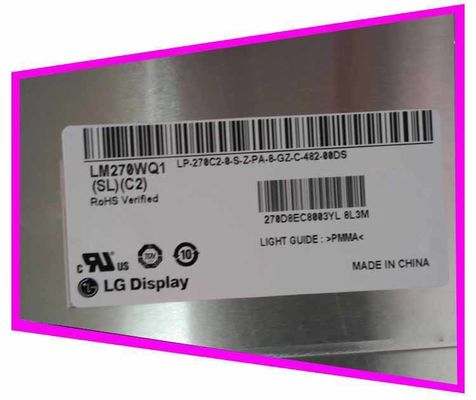 LM270WQ1-SDF1 LG Display 27.0&quot; 2560(RGB)×1440 440 cd/m² จอ LCD อุตสาหกรรม