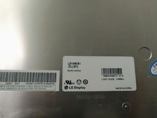 LB190E02-SL02 จอแสดงผล LG 19.0&quot; 1280(RGB)×1024 330 cd/m² จอ LCD อุตสาหกรรม