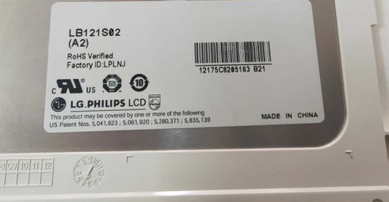 12.1" 800×600 400cd/m2 82PPI WLED TFT Panel LB121S03-TL01 65/65/50/60 (ประเภท)