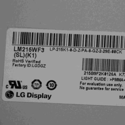102PPI แผงจอ LCD อุตสาหกรรม 250cd/m2 LM215WF3-SLK1 1920×1080 WLED