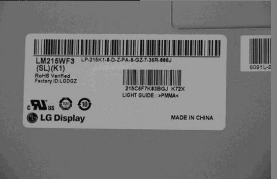 102PPI แผงจอ LCD อุตสาหกรรม 250cd/m2 LM215WF3-SLK1 1920×1080 WLED