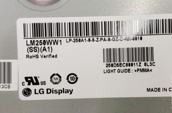 111PPI RGB 250cd/M2 TFT LCD แผง 25.0&quot; 2560×1080 LM250WW1-SSA1