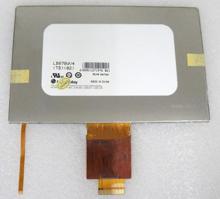 7.0&quot; 800×480 350cd/M2 134PPI หน้าจอสี่เหลี่ยม Tft LB070WV6-TD08