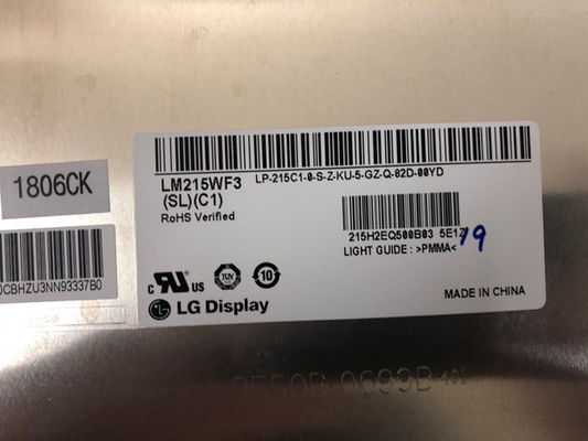 LCM 102PPI NTSC จอ LCD อุตสาหกรรม 1920 × 1080 250cd / m2 LM215WF3-SLC1