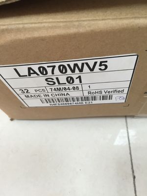 580cd/M2 TFT LCD แผง 133PPI WVGA LA070WV5-SL01 800×480 WLED